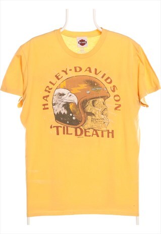 VINTAGE 90'S HARLEY DAVIDSON T SHIRT SHORT SLEEVE CREWNECK