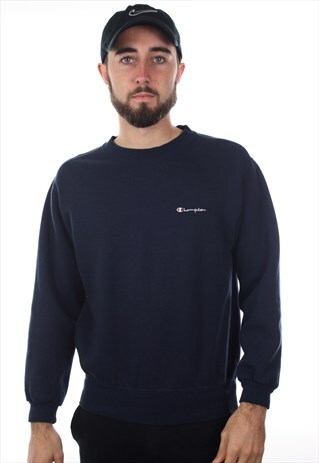 VINTAGE CHAMPION USA SPELL OUT SWEATSHIRT JUMPER