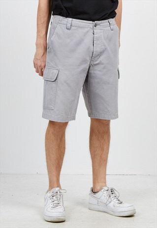 VINTAGE RETRO GREY WRANGLER MINI SHORTS
