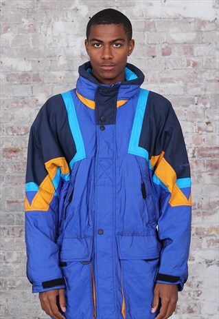 VINTAGE SERGIO TACCHINI LOGO JACKET BLUE