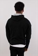 VINTAGE MENS CHAMPION BLACK PULLOVER HOODIE