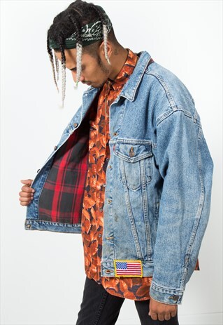 VINTAGE LEVI'S WINTER BLANKET DENIM JACKET / S2150