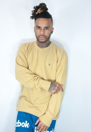 RARE BURBERRY JUMPER YELLOW