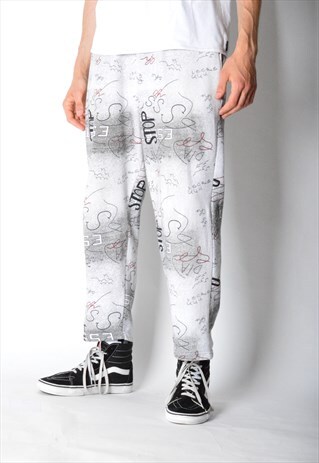 VINTAGE 90S ABSTRACT HOME PANTS
