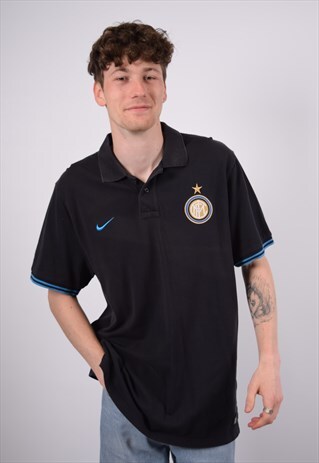 VINTAGE NIKE POLO SHIRT BLACK