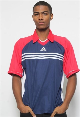 VINTAGE ADIDAS COLLARED SPORTS TOP