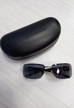 Y2K Vintage Sunglasses Rectangle Style Black