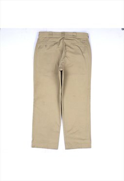 Dickies 90's Chino Baggy Trousers 36 x 30 Tan Brown