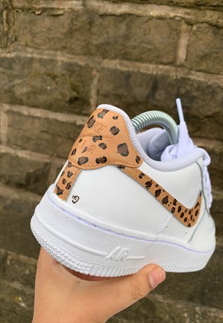 air forces with leopard print