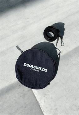 Unisex Navy Blue Dsquared Shoulder Bag