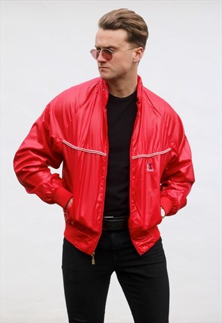 PGA TOUR VINTAGE ATHLETICS TRACK & FIELD SPORTSWEAR JACKET