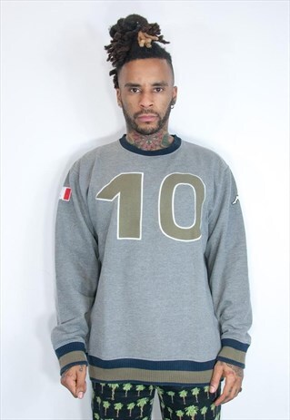 KAPPA EMBROIDED SWEATSHIRT