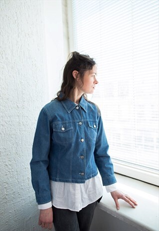 VINTAGE 90'S BLUE DENIM JACKET