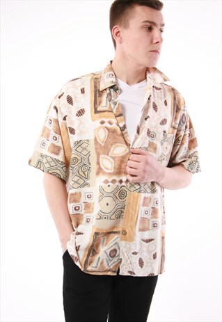 90S VINTAGE DANNY KAYE VISCOSE OLDSCHOOL SHIRT 13919