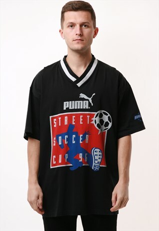 1996 VINTAGE OLDSCHOOL PUMA GRAPHIC T-SHIRT 16397