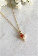 ORION RED PLANET AND STAR NECKLACE