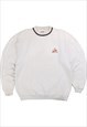 Vintage  Fila Sweatshirt Heavyweight Crewneck White Medium