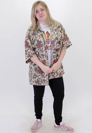 VINTAGE FESTIVAL PATTERN SHIRT