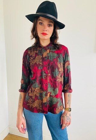 BUTTON UP PRINT SHIRT