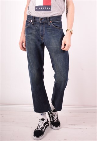 LEVI'S 507 MENS VINTAGE JEANS W29 L26 BLUE 90S