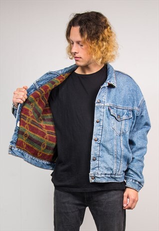 VINTAGE 90'S FLEECE LINED LEVI'S DENIM JACKET