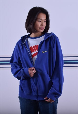 ELECTRIC BLUE ZIP-UP HOODIE