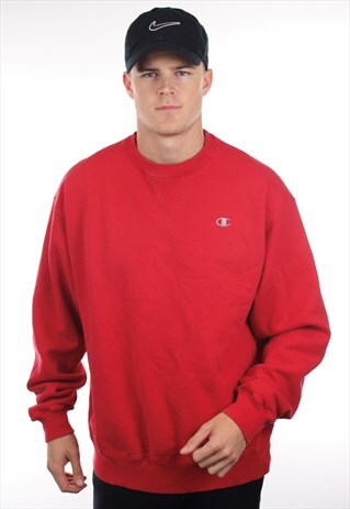 VINTAGE CHAMPION USA SMALL LOGO SWEATSHIRT JUMPER