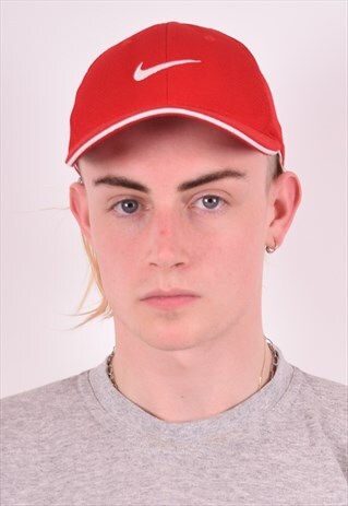 NIKE MENS VINTAGE CAP ONE SIZE RED 90S