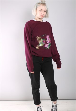 VINTAGE SEQUINNED SWEATSHIRT