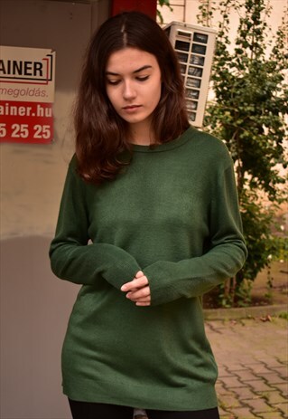 VINTAGE 90'S GREEN BLOUSE
