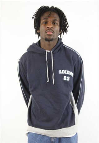 VINTAGE ADIDAS NAVY HOODIE