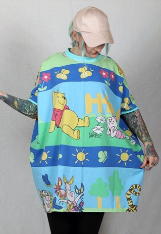 WINNIE THE POOH HANDMADE OVERSIZED TSHIRT