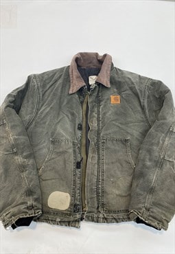 Vintage 90s Carhartt Distressed Detroit Heavyweight Jacket