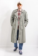 Vintage 90's trench coat insulated belted oversized men