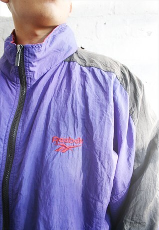 1/4 ZIP WINDBREAKER/SHELL/TRACK JACKET (1990'S/MEN'S)