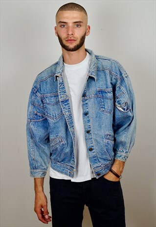 VINTAGE 80'S BLUE DENIM JACKET