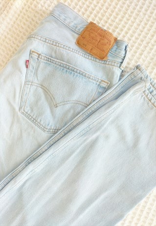 Vintage 501 Light Blue  Levi Jeans UK 16/18