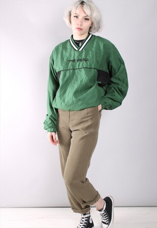 VINTAGE AMERICAN FOOTBALL WINDBREAKER SWEATSHIRT