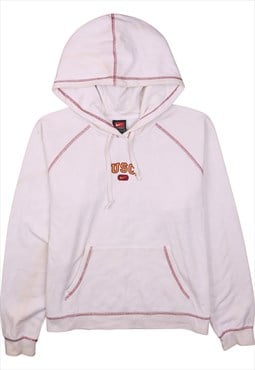 Vintage 90's Nike Hoodie USC Center Middle Swoosh White