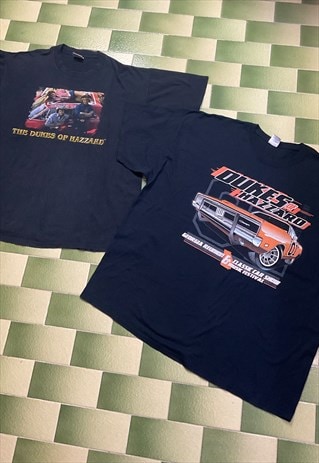VINTAGE TWO THE DUKES OF HAZZARD GENERAL LEE 01 CHARGER TEE