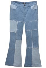 Vintage Patchwork Y2K Bootcut Jeans - W31