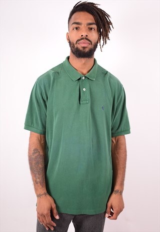 POLO RALPH LAUREN MENS VINTAGE POLO SHIRT XL GREEN 90S