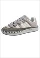 CHUNKY SNEAKERS SUEDE PLATFORM TRAINERS RETRO SHOES IN GREY