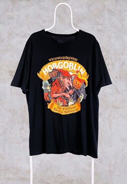 Vintage Hobgoblin T-Shirt Beer Wychwood Brewery Black XL