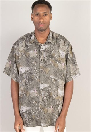 VINTAGE PATTERN SHIRT PTS559
