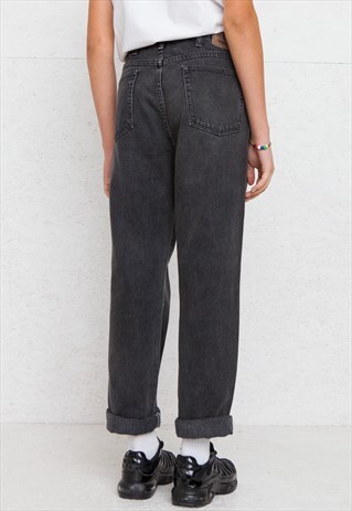 VINTAGE BLACK WRANGLER DENIM JEANS
