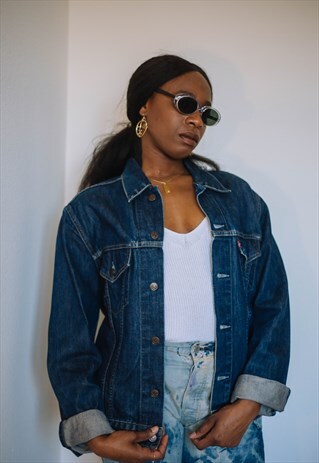 UNISEX 90S / Y2K VINTAGE DENIM LEVI'S JACKET WITHOUT POCKET
