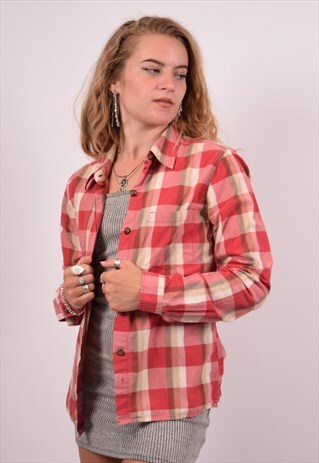 VINTAGE PATAGONIA SHIRT CHECK RED