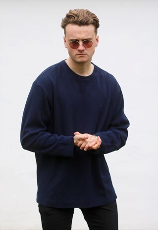 NAUTICA USA MINIMALIST MIDNIGHT BLUE SWEATSHIRT