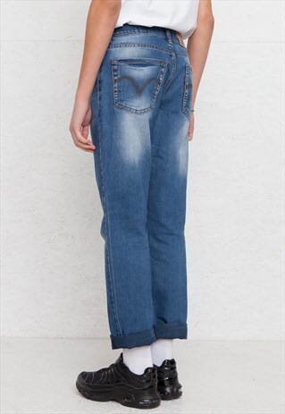 VINTAGE BLUE LEVI'S 501 FIT DENIM JEANS